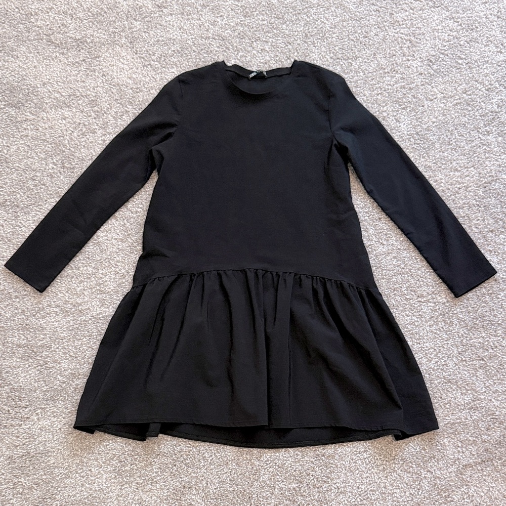 Zara Black Long Sleeve Women’s Tent Dress - Size S